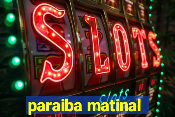 paraiba matinal