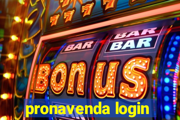 pronavenda login