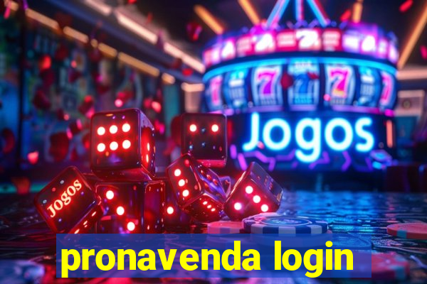 pronavenda login