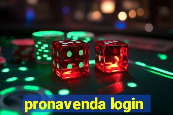 pronavenda login