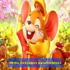 china nos jogos paralímpicos