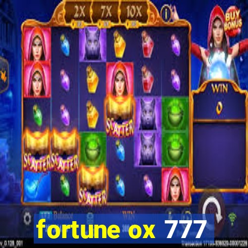 fortune ox 777