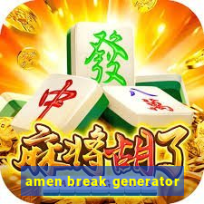 amen break generator