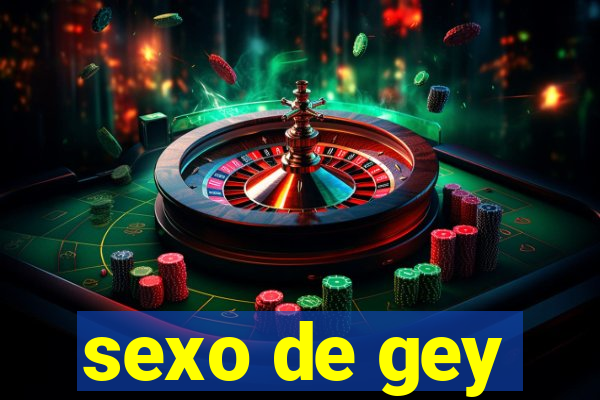 sexo de gey