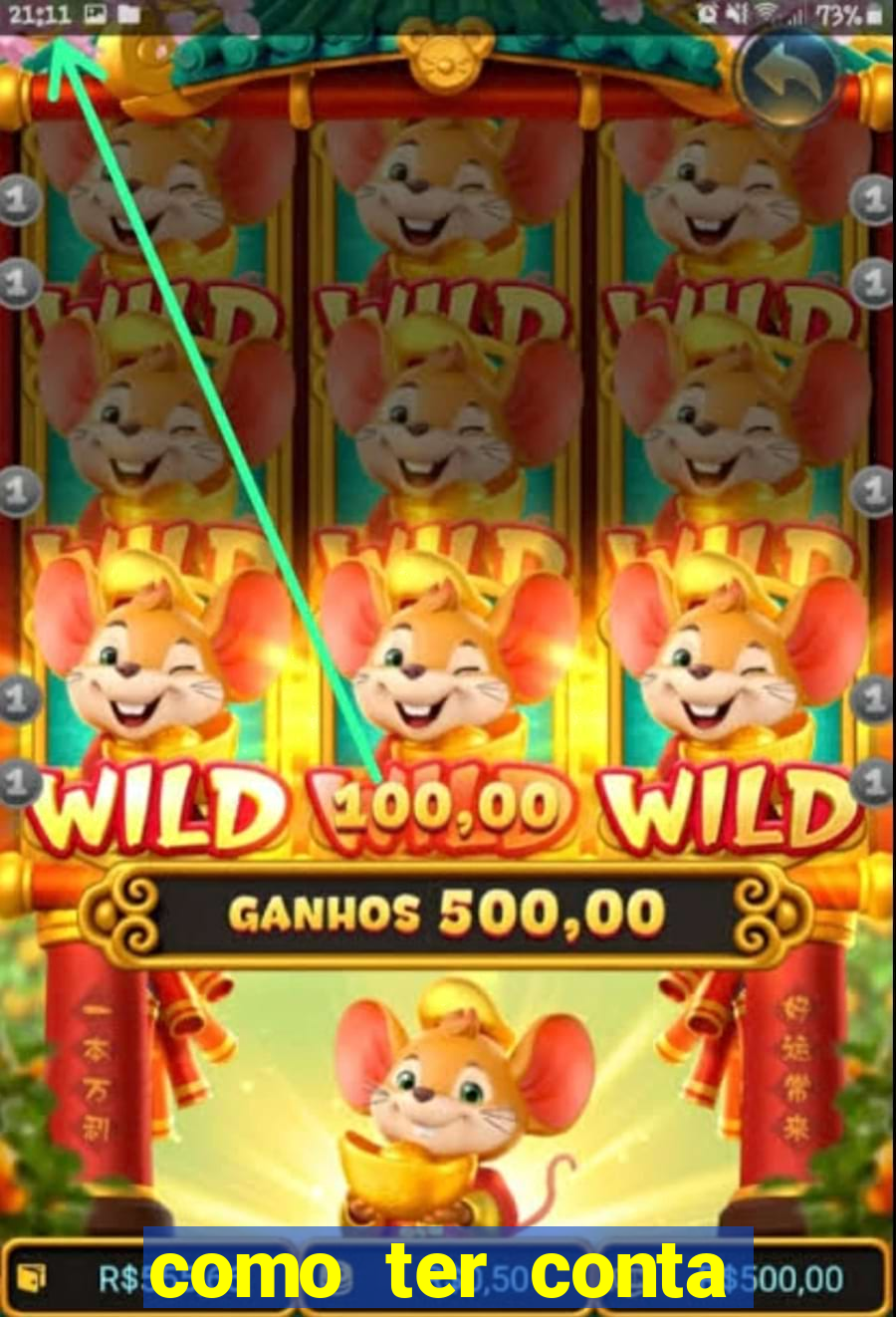 como ter conta demo fortune tiger