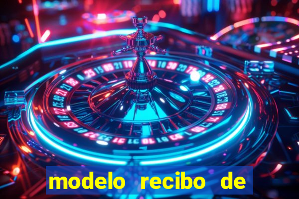 modelo recibo de pagamento autonomo