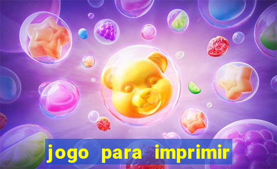 jogo para imprimir e montar