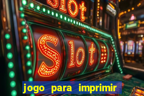 jogo para imprimir e montar