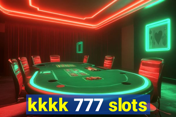 kkkk 777 slots