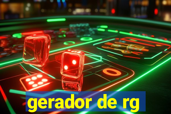 gerador de rg