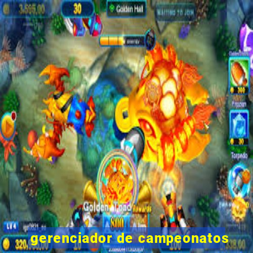 gerenciador de campeonatos