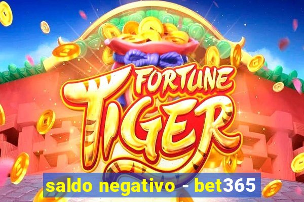 saldo negativo - bet365