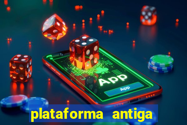 plataforma antiga de jogos