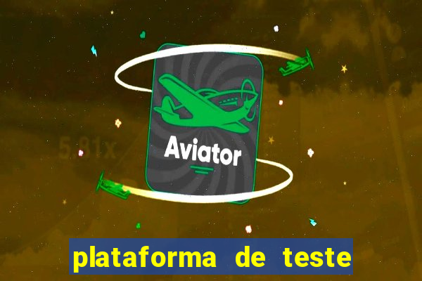 plataforma de teste de jogos pg