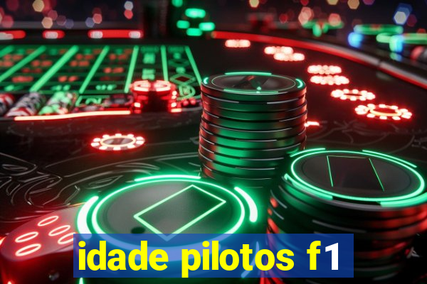 idade pilotos f1