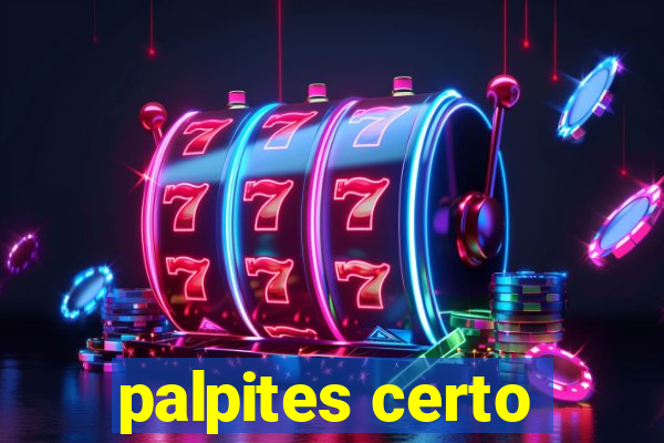 palpites certo