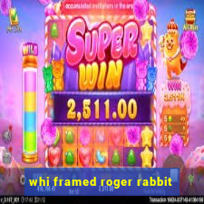 whi framed roger rabbit