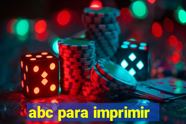 abc para imprimir