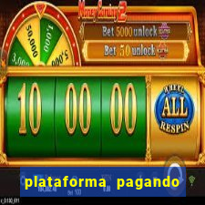 plataforma pagando no cadastro slots