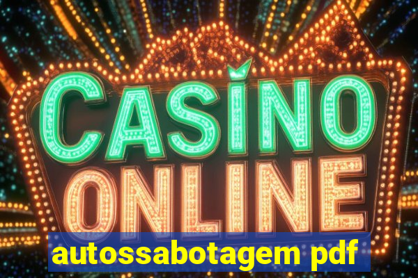 autossabotagem pdf