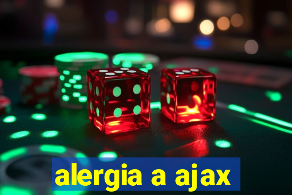 alergia a ajax