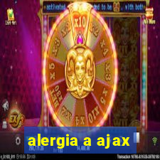 alergia a ajax