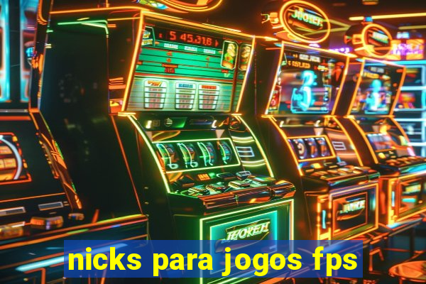 nicks para jogos fps