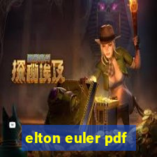 elton euler pdf