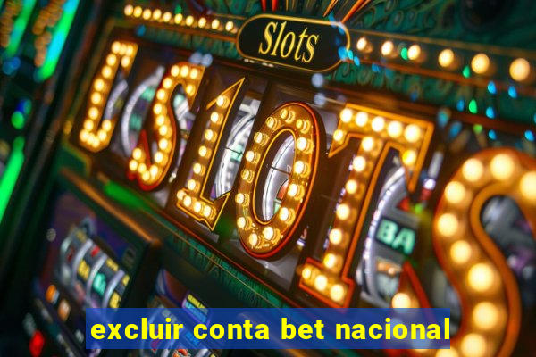 excluir conta bet nacional