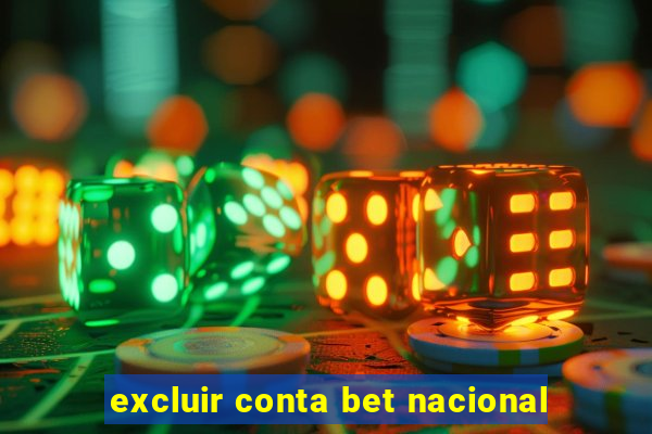 excluir conta bet nacional