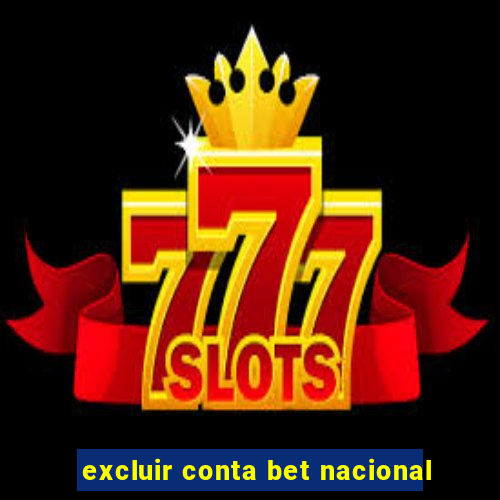 excluir conta bet nacional