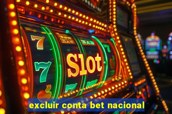 excluir conta bet nacional