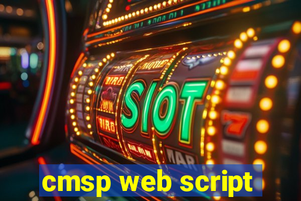 cmsp web script