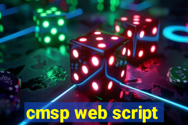 cmsp web script