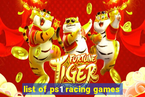 list of ps1 racing games