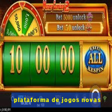 plataforma de jogos novas