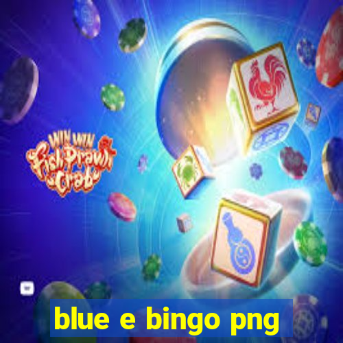 blue e bingo png