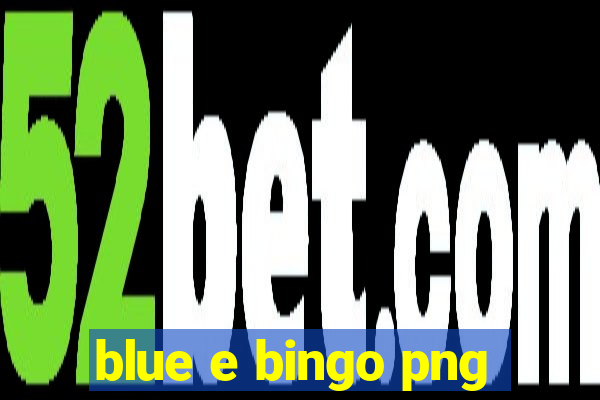 blue e bingo png