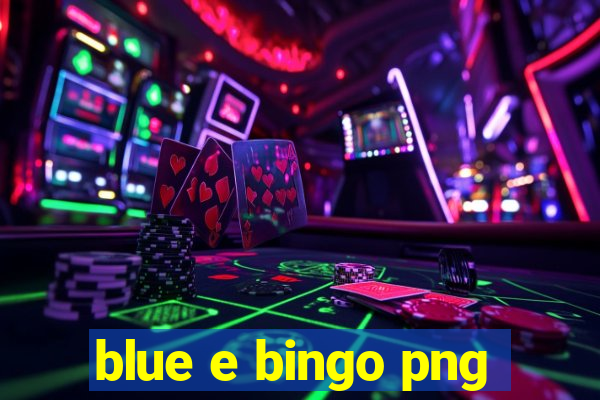 blue e bingo png