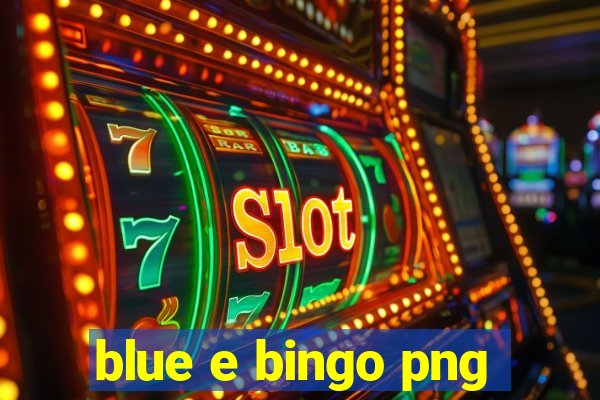 blue e bingo png