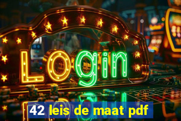 42 leis de maat pdf