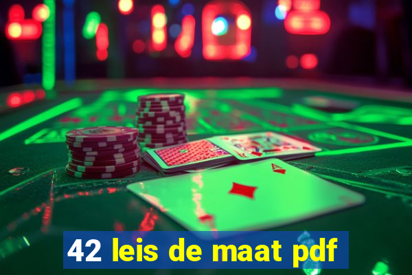 42 leis de maat pdf