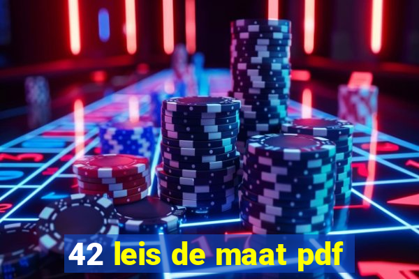 42 leis de maat pdf