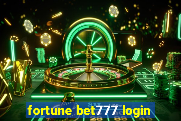 fortune bet777 login