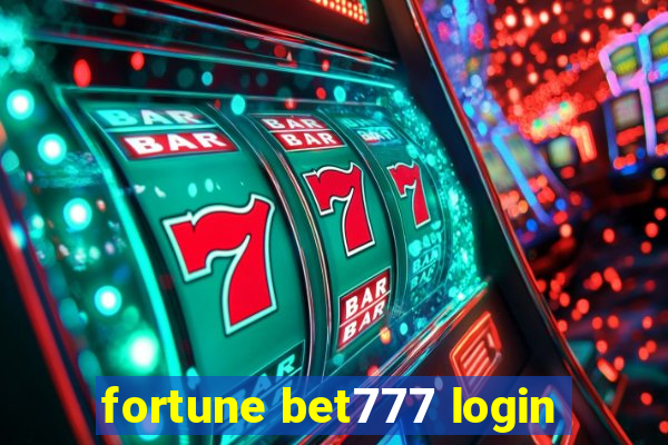 fortune bet777 login