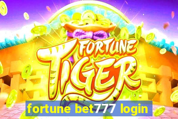 fortune bet777 login