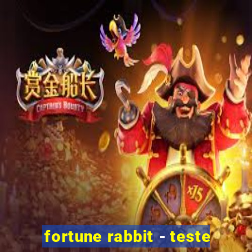 fortune rabbit - teste