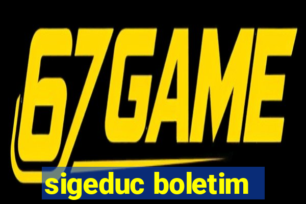 sigeduc boletim