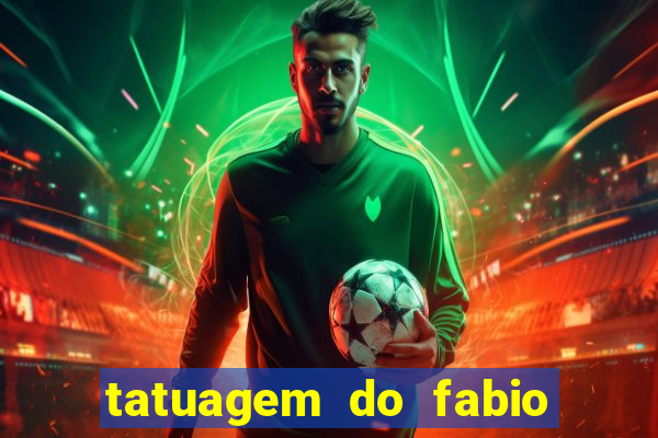 tatuagem do fabio goleiro do cruzeiro