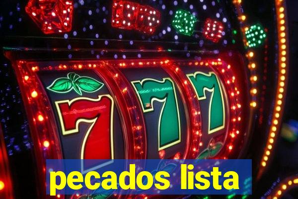 pecados lista